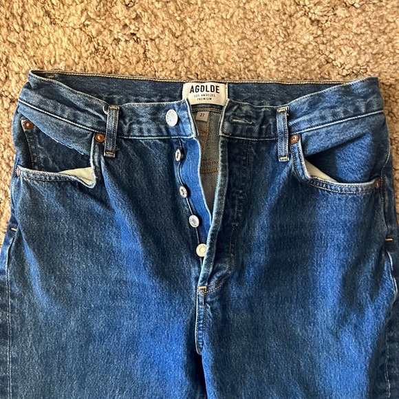 AGOLDE Los Angeles high rise button fly denim size 27 - Picture 1 of 6